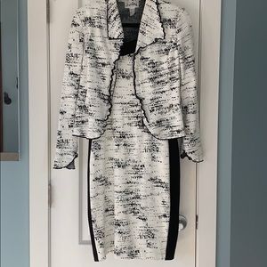 Dress and matching jacket set